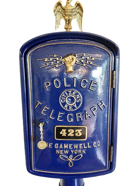 antique western electric police call box|RARE Vintage 1940's Western Electric Company Mounted Call .